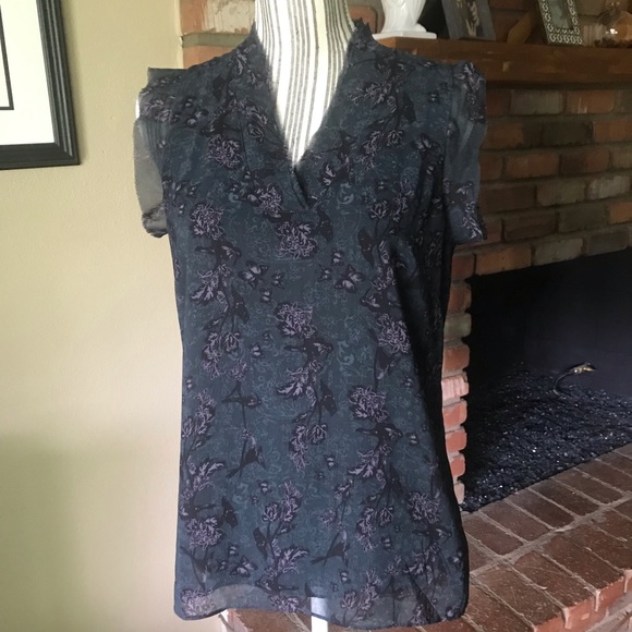 CAbi Tops - CAbi Evermore Blouse #3065 Flutter Sleeves Sz S